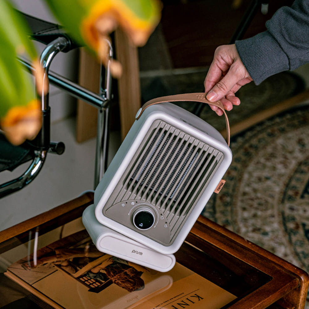 크레모아 프리즘 미니힛 발난로 가정용 캠핑용 팬히터 PTC