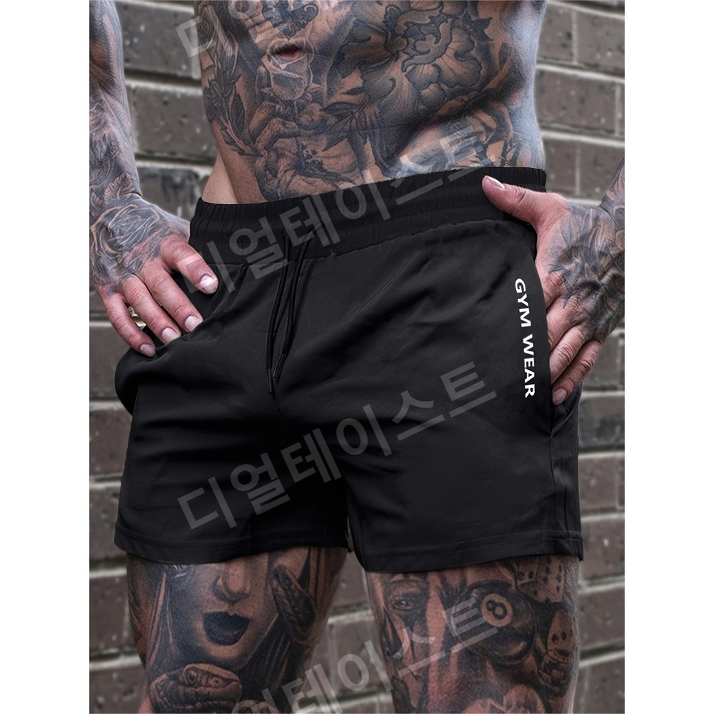 남성 짐웨어 운동 반바지 4부 스쿼트 숏팬츠 이미지 7
