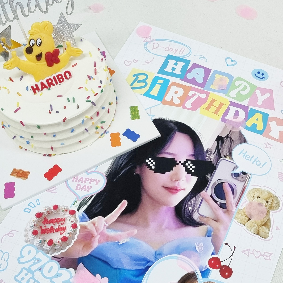 기념일 이벤트 파티 생일 축하  주문제작 힙 키치 포스터 - 상세 이미지 3