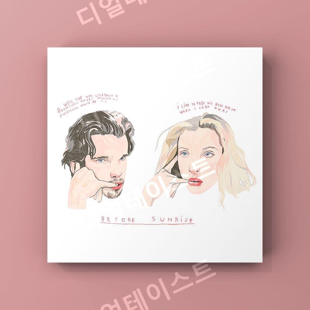 일몰 사랑 황혼 영화 포스터 인테리어 그림 일러스트 액자 포스터 - 메인 이미지