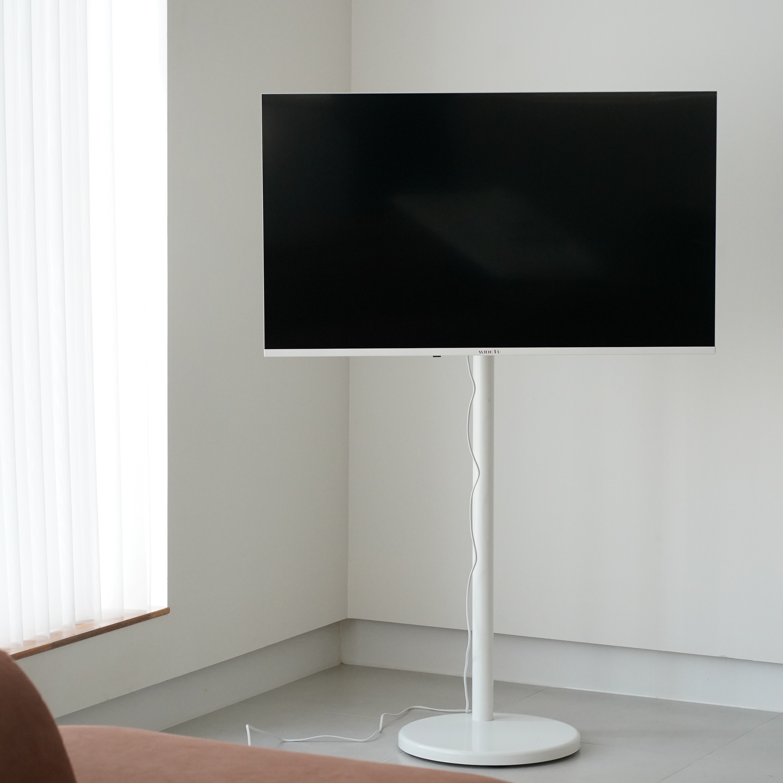 와이드무빙뷰 화이트에디션 삼탠바이미 셋트 101cm(40인치) FHD 스마트 이동식 TV 중소바이미 삼텐바이미 V1 셀프설치가능