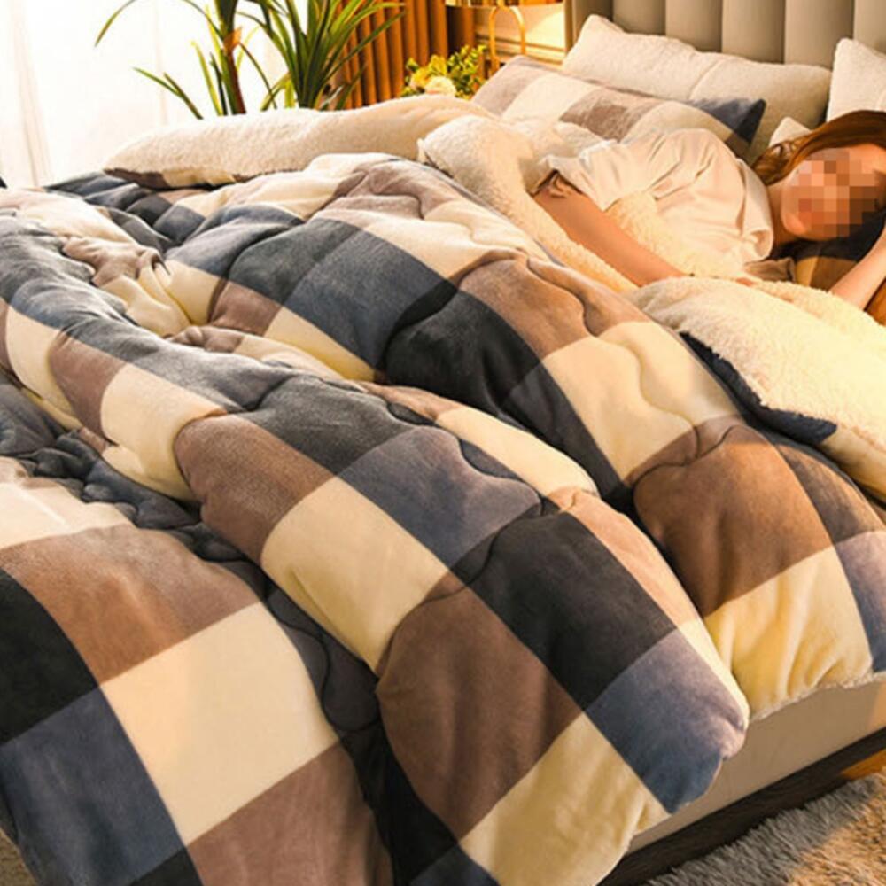 팬션겨울이불 퀸사이즈 두꺼운양털 펜션이불
