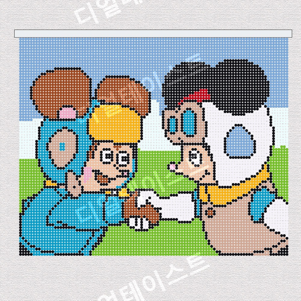 비즈발 만들기 키트 diy 귀여운 입구 문 장식 - 메인 이미지