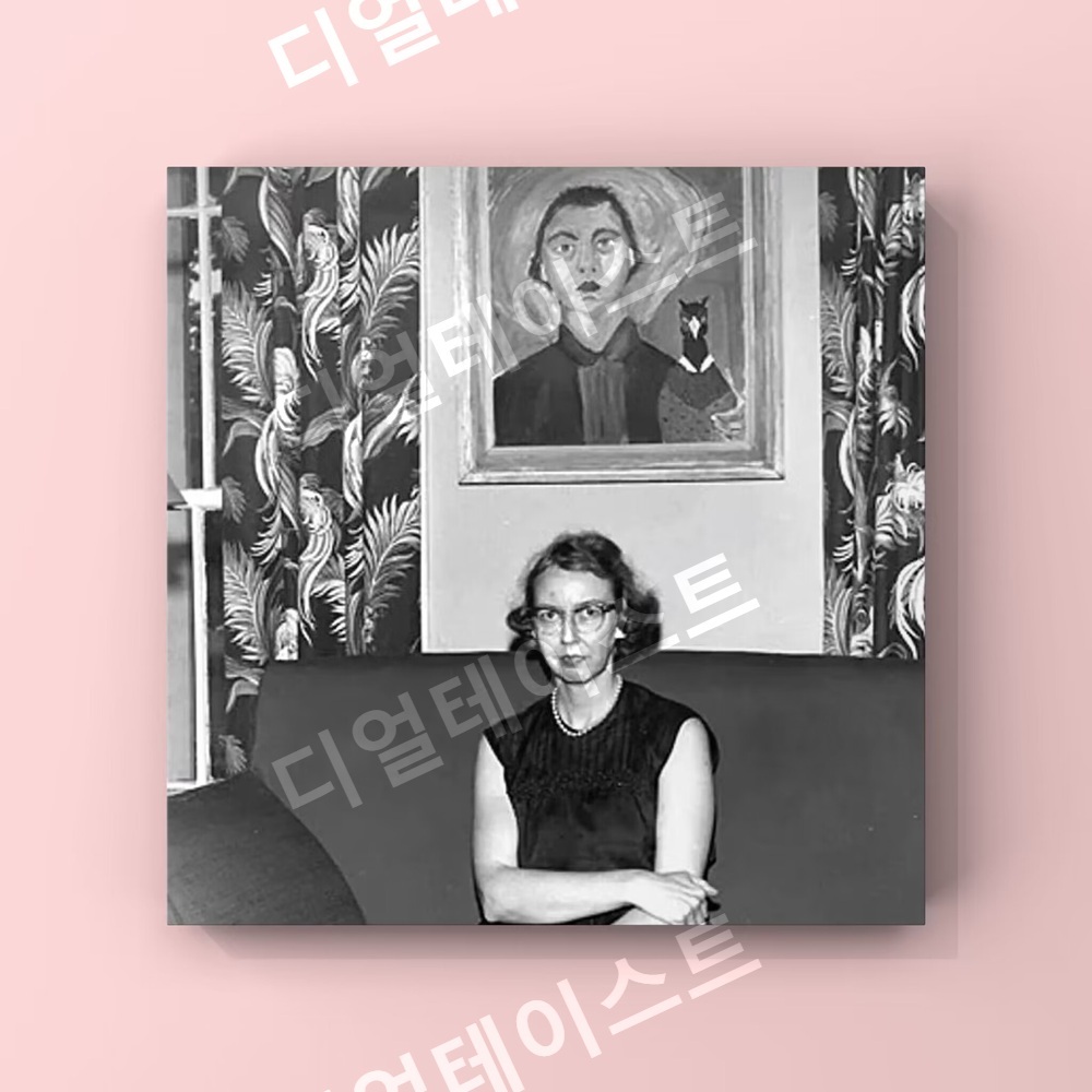 플래너리 오코너 인테리어 그림 일러스트 액자 포스터 - 상세 이미지 3