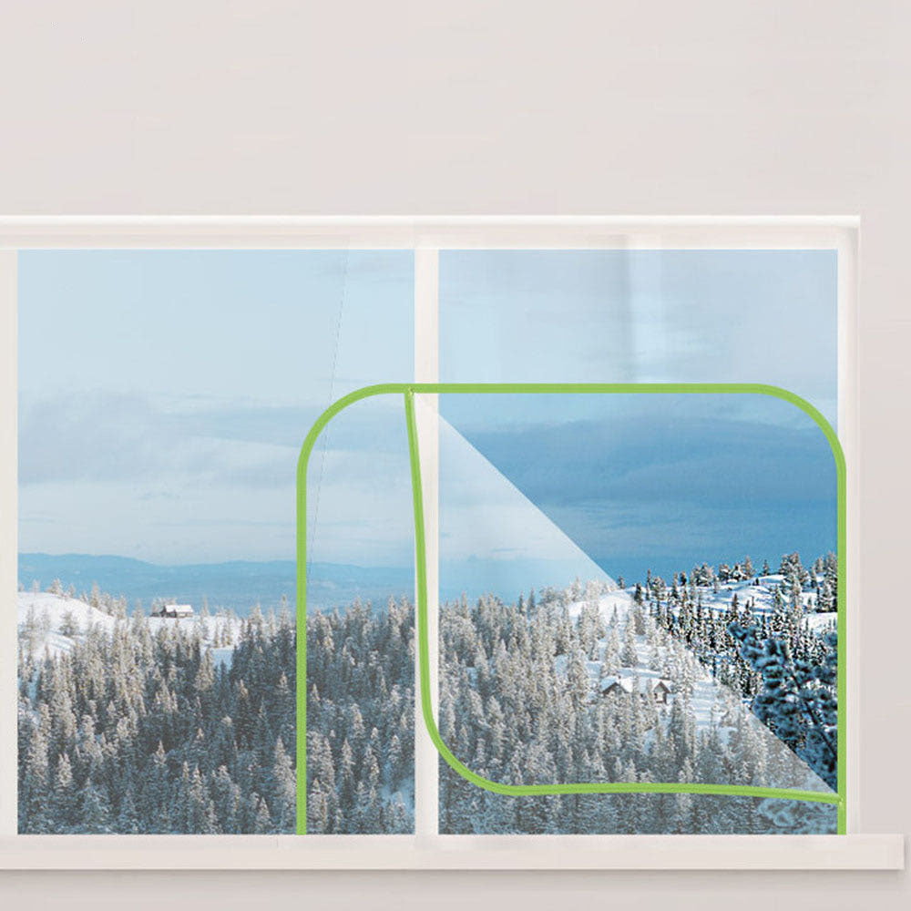 현관 방풍커튼 창문 바람막이 지퍼 자석 비닐문 방한문 중 200X125