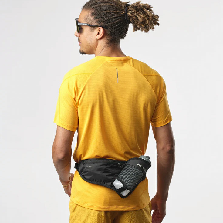 살로몬 Salomon 러닝 파우치 웨이스트 백 ACTIVE BELT lc2179000 블랙 - 상세 이미지 3