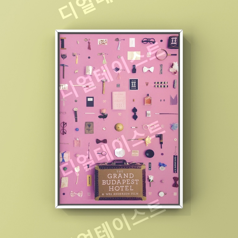 웨스 앤더슨 그랜드 부다페스트 인테리어 그림 일러스트 액자 포스터 - 상세 이미지 4