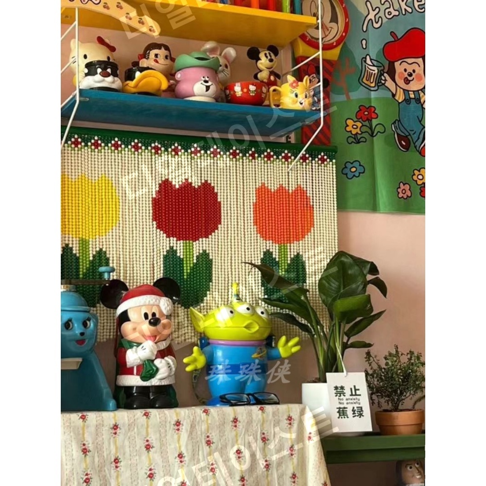 무지개 비즈발 만들기 알록달록 문 꾸미기 키트 diy 재료 - 상세 이미지 2