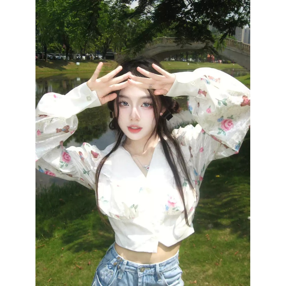 조립식 가족 9화 정채연 블라우스 셔츠 윤주원 V넥 프렌치 의상 옷 패션 - 상세 이미지 2