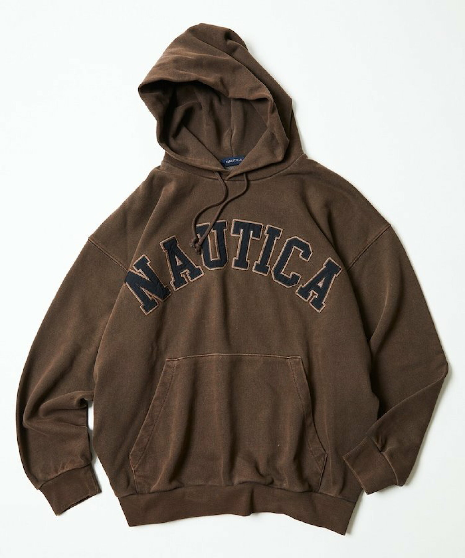 노티카 NAUTICA 피그먼트 후드티 아치로고 스웨트 후디 4컬러 - 상세 이미지 2