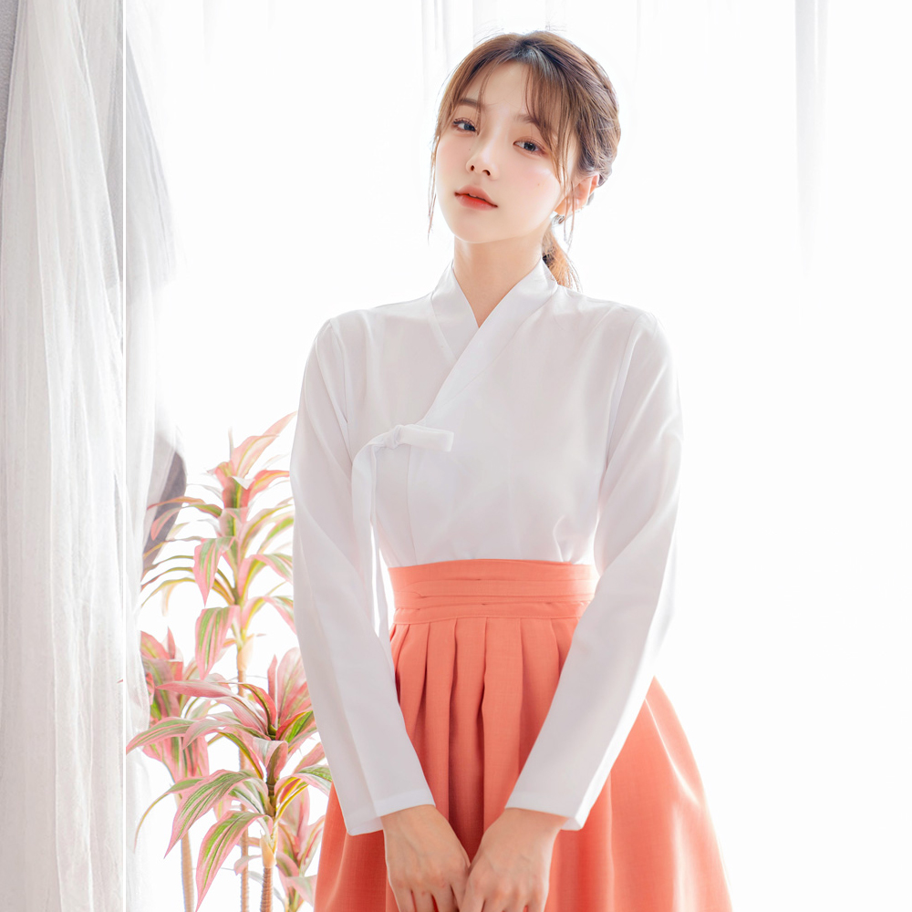생활한복 세트 다흰+ 다미혜 개량 계량 퓨전 반티-192 이미지 7