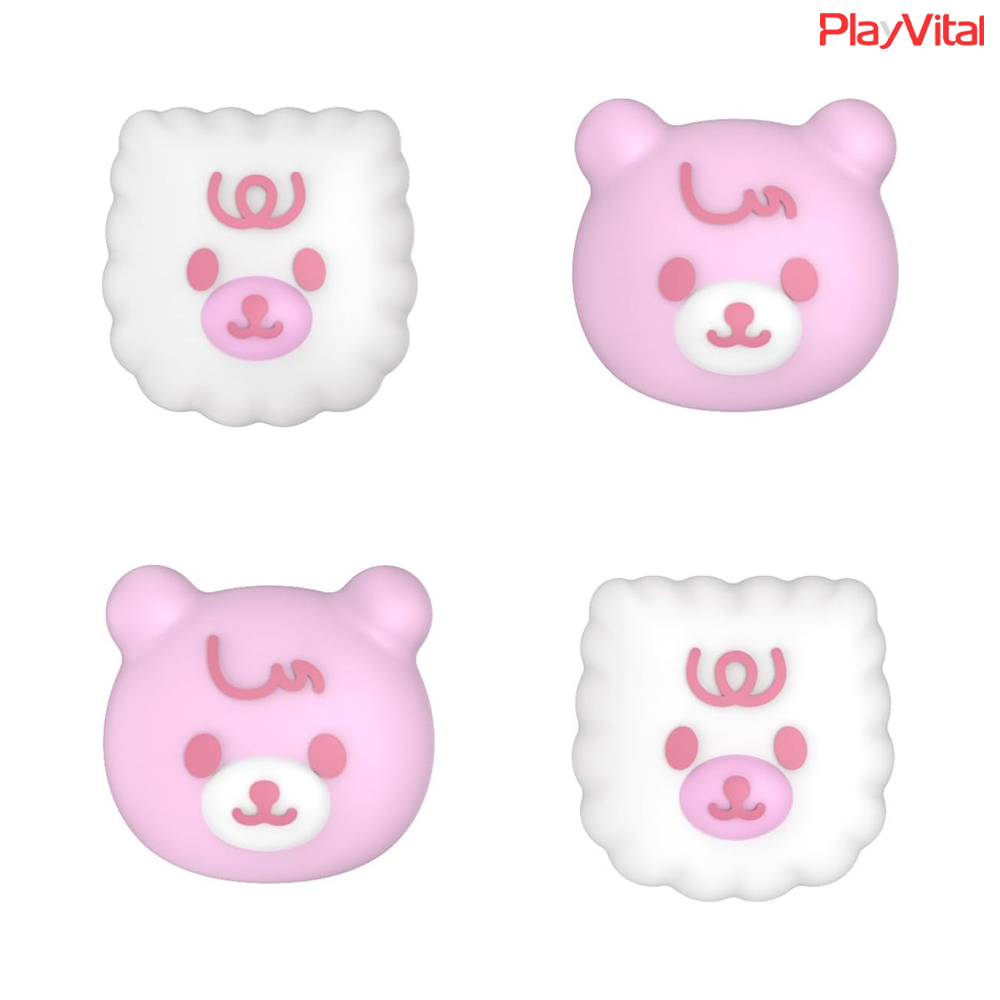 듀얼센스 곰돌이 스틱커버 엑박패드 프로콘2 컨트롤러 호환 PlayVital