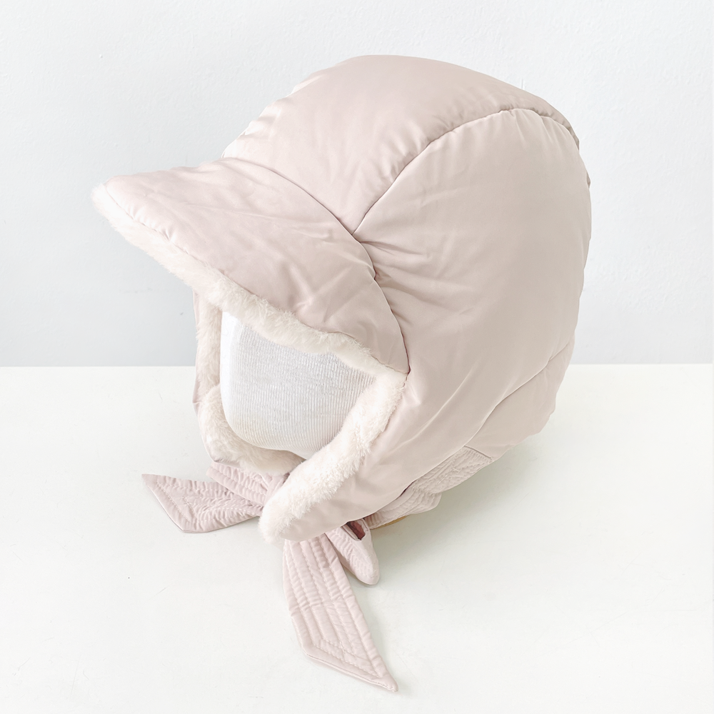 밍크 털 패딩 귀도리 남자 여자 겨울 방한 후드 바라클라바 귀달이 모자 상세 이미지 6