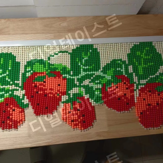 딸기 중국집발 비즈문발 비즈발 만들기 키트 diy 재료
