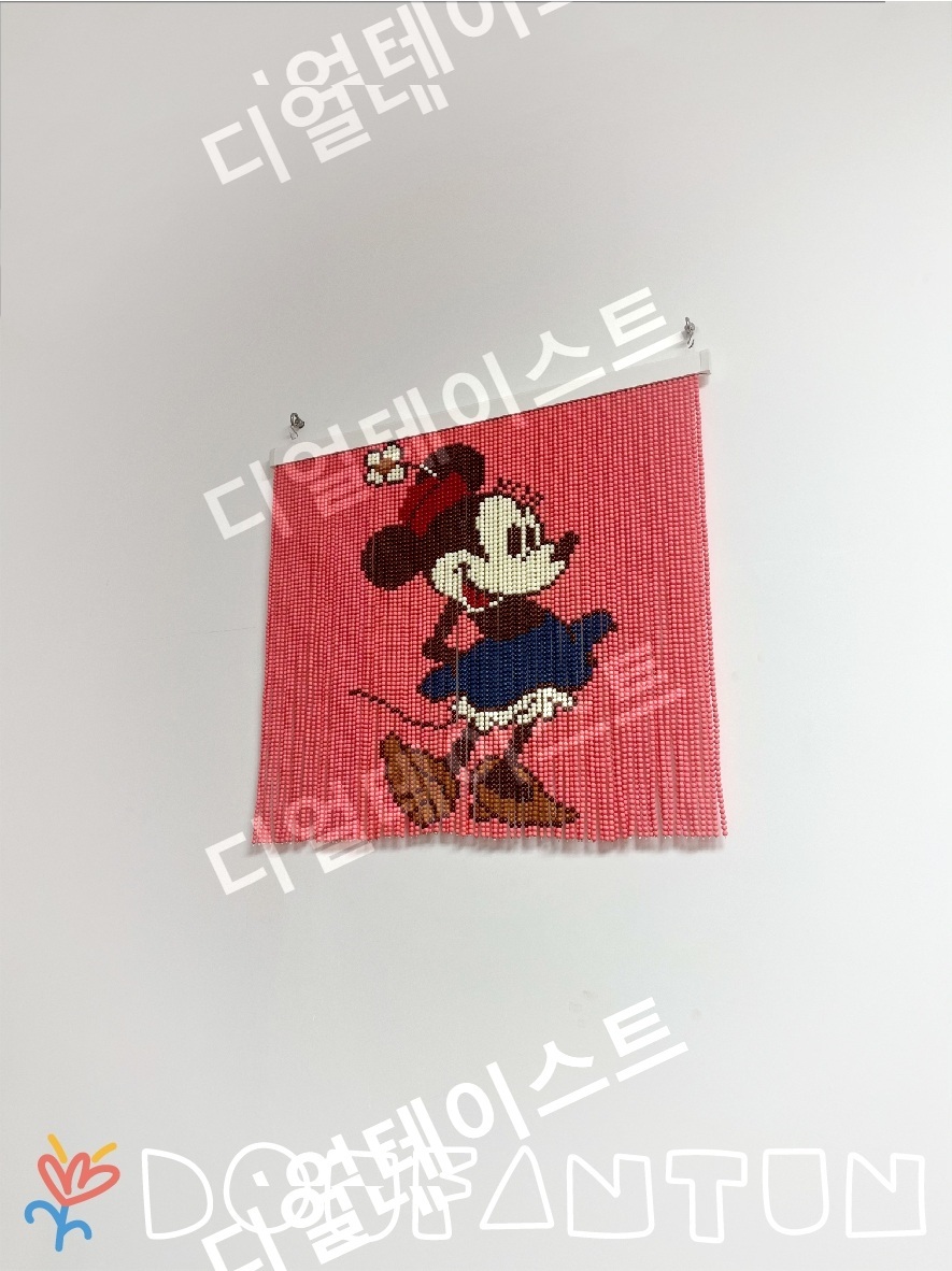 비즈발 만들기 키트 diy 재료 미키 미니 페르시 도어 커튼 - 상세 이미지 5