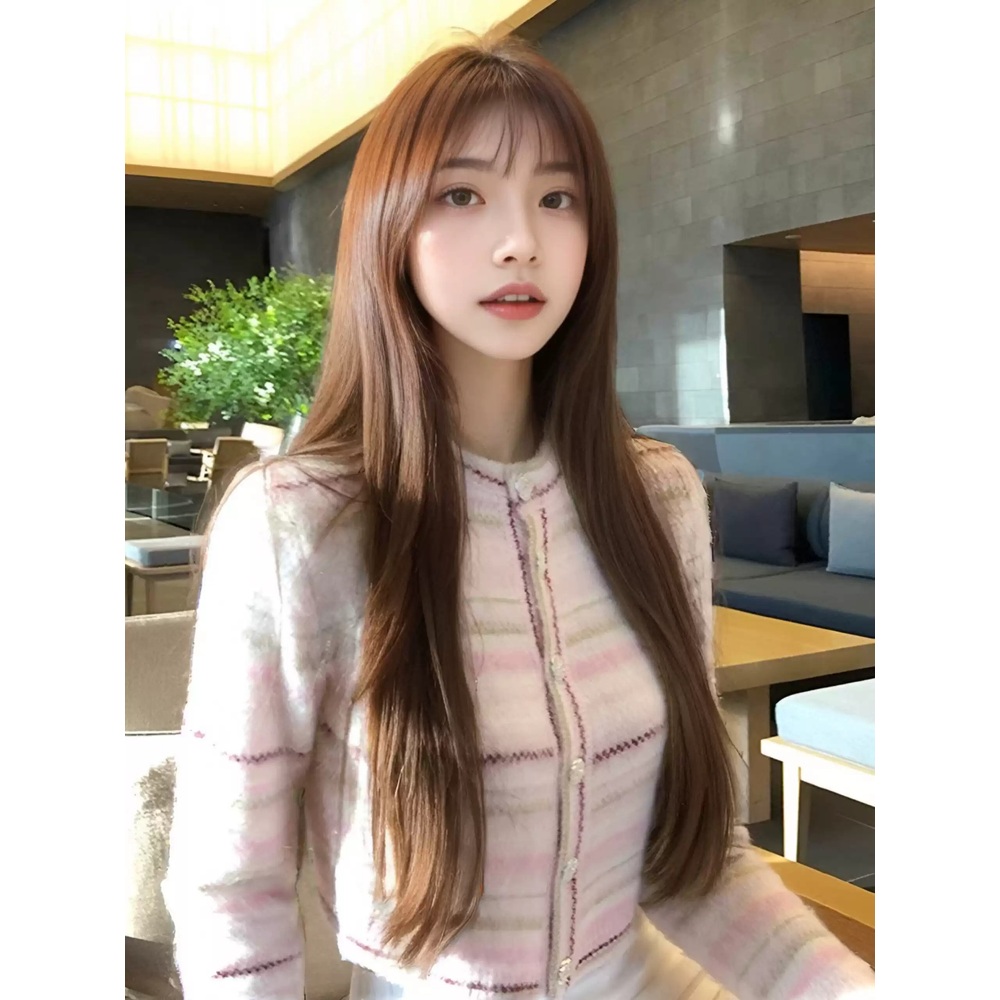 스캔들 93화 한보름 가디건 긴팔 백설아 스트라이프 파스텔 의상 옷 패션 - 상세 이미지 4