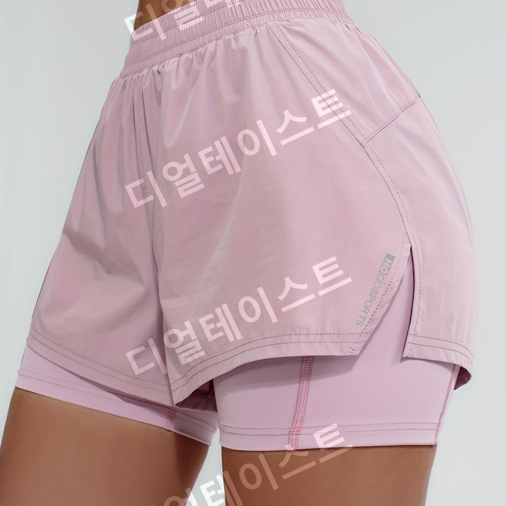 여성용 피트니스 반바지 여성 액티브웨어 스쿼트 짐웨어 - 상품 이미지