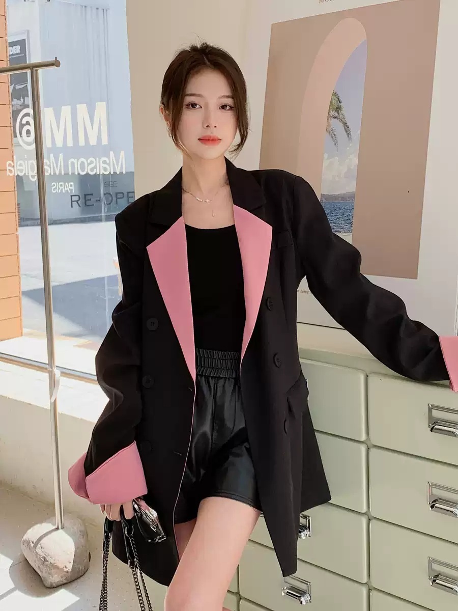 용감무쌍 용수정 119화 박현숙 자켓 블랙 캘리정 카라넥 캐주얼 의상 옷 패션 - 상세 이미지 2