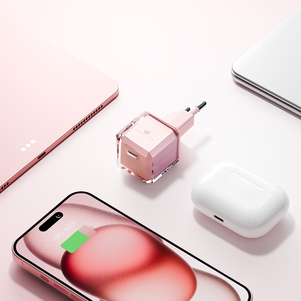 크리스탈클라우드 USB PD 20W C타입 GaN 초고속 충전기 어댑터 CC-310 이미지 6