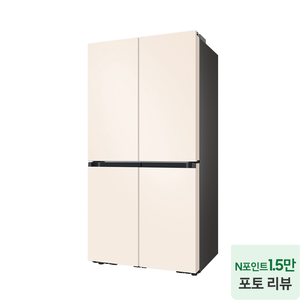 삼성 비스포크 4도어 냉장고 905L 대용량 RF90DG90124E 일상 활용과 조작 편리성 모든 정보 안내