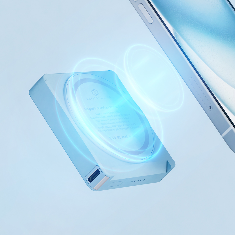 크리스탈클라우드 맥세이프 보조배터리 아이폰 미니 고속 무선 충전 배터리팩 5000mAh 이미지 6