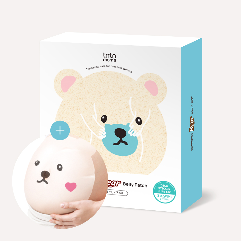 튼튼맘스 임산부 비건 베어벨리팩 (베어리) 55ml 7매입