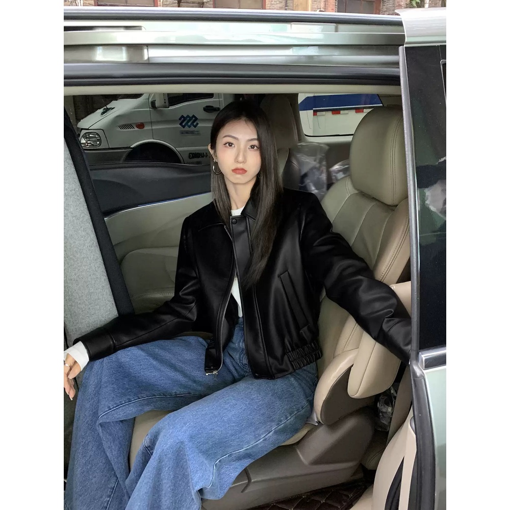 스캔들 99화 한채영 자켓 레더 문정인 카라넥 긱시크 의상 옷 패션 - 상세 이미지 4