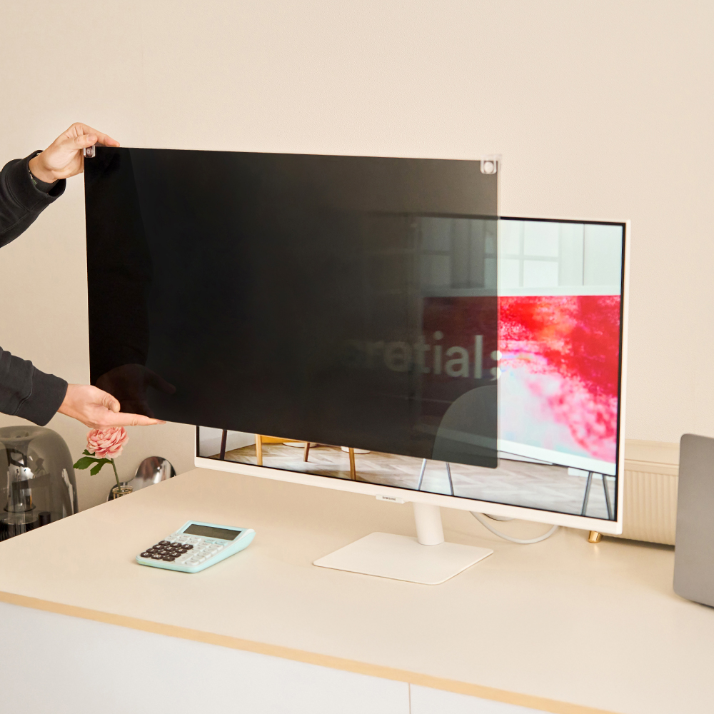 아이오랩스 LG원단 모니터 보안필름 사생활보호 프라이버시 컴퓨터 화면보호기 PRC 24 - 상품 이미지