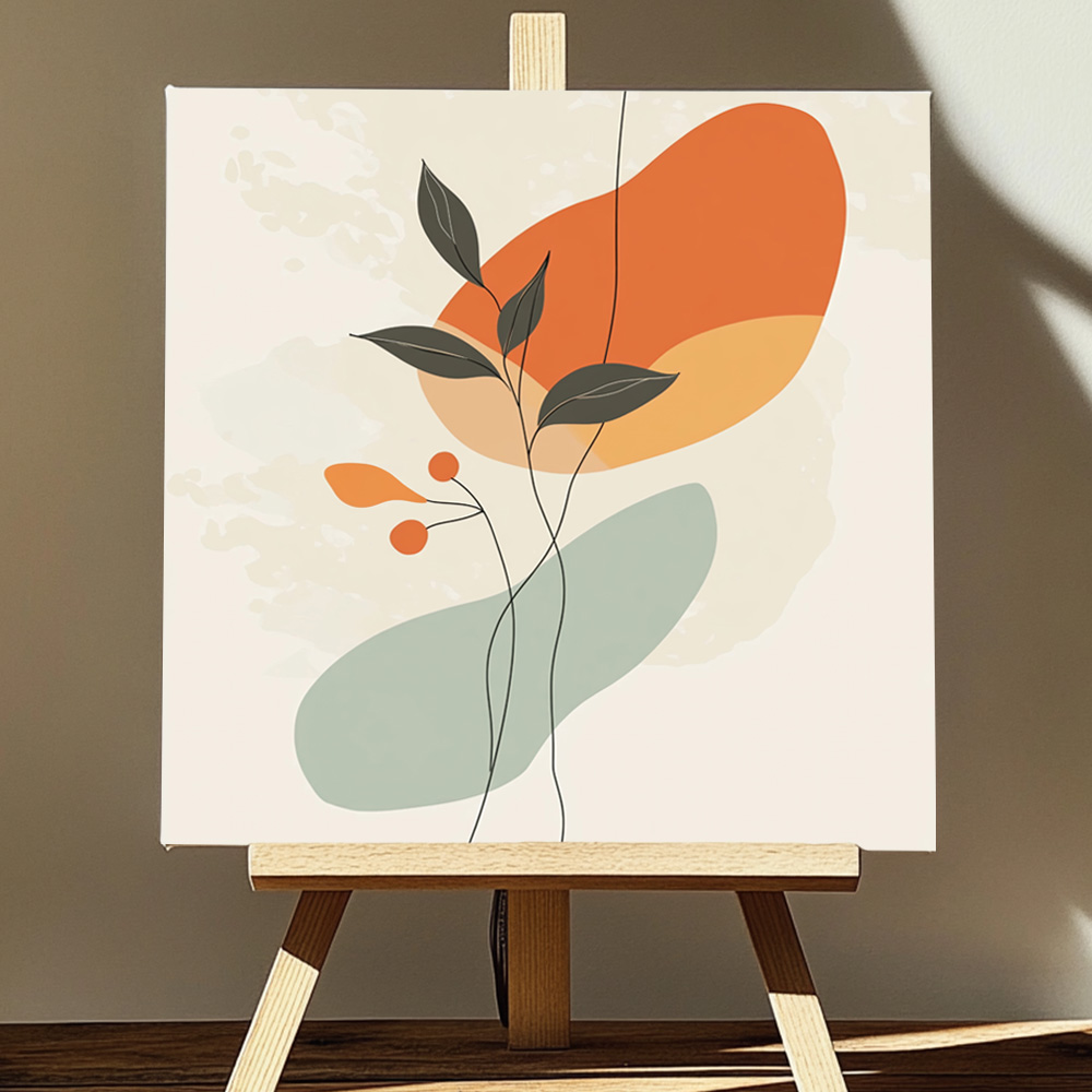 조화 45cm x 45cm 캔버스액자 추상화 - 상세 이미지 2