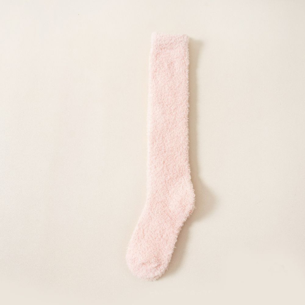 롱 수면양말 임산부 보온 겨울 무압박 긴 덧신 두꺼운 기모 따뜻한