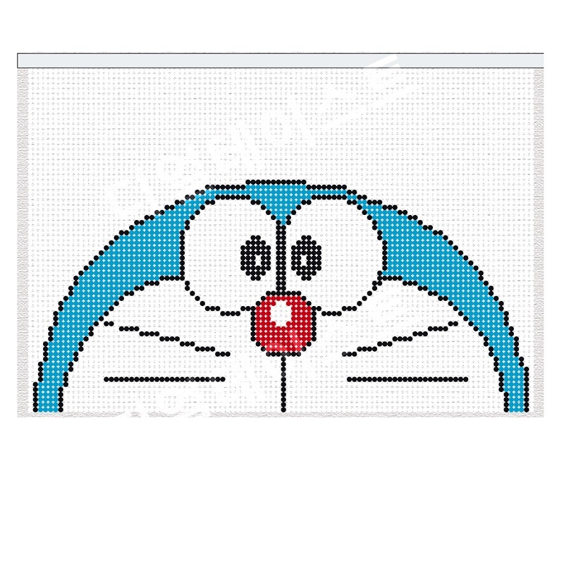 도라에몽 그림 비즈발 만들기 키트 diy 재료 취미 비즈문 커튼 - 상세 이미지 3