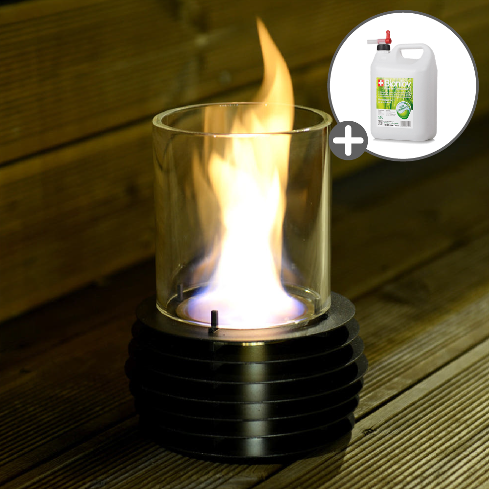 코지앤코 에탄올난로 바이브 블랙 감성 캠핑 불멍 화로대 가정용 미니 화롯대