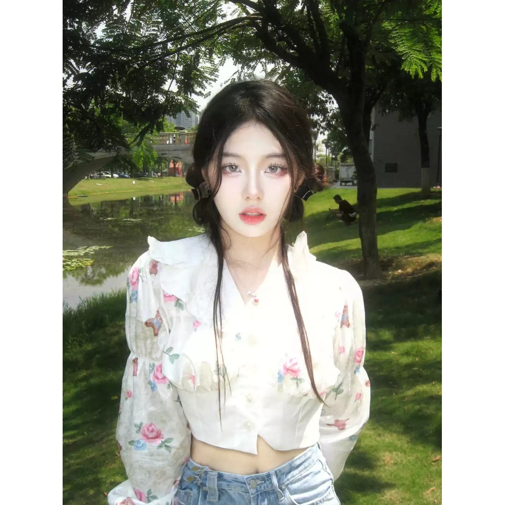 조립식 가족 9화 정채연 블라우스 셔츠 윤주원 V넥 프렌치 의상 옷 패션 - 상세 이미지 3
