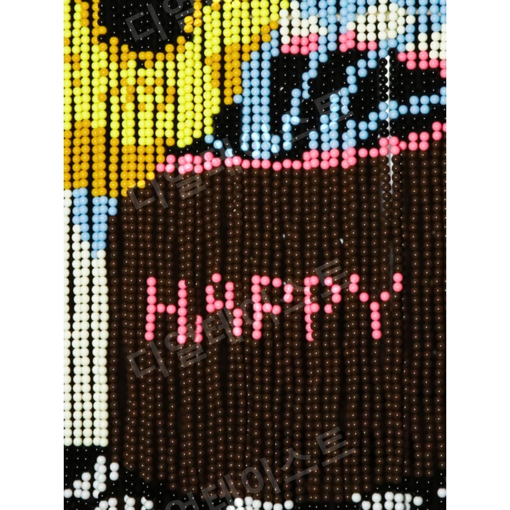 노르딕 인테리어 비즈발 만들기 키트 diy 재료 도어 비즈 구슬 - 상세 이미지 3