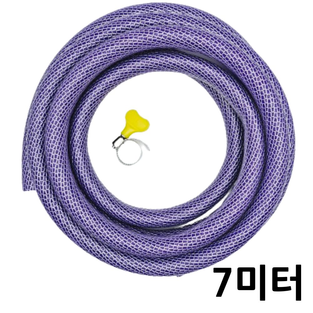 닥터호스 베란다 물호스 7미터 꼬임방지 욕실 청소용 세차 수도꼭지 - 메인 이미지