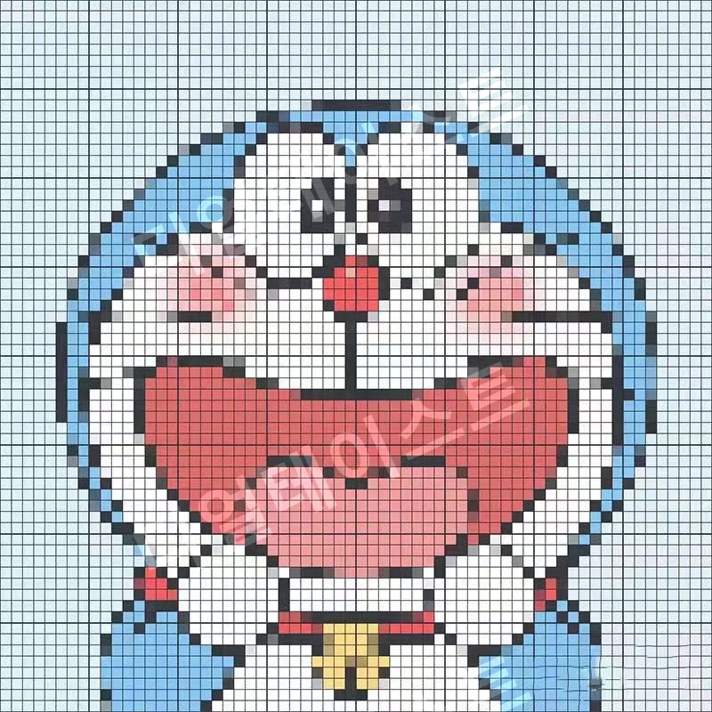 도라에몽 비즈발 만들기 키트 diy 재료 구슬 커튼 거실 인테리어