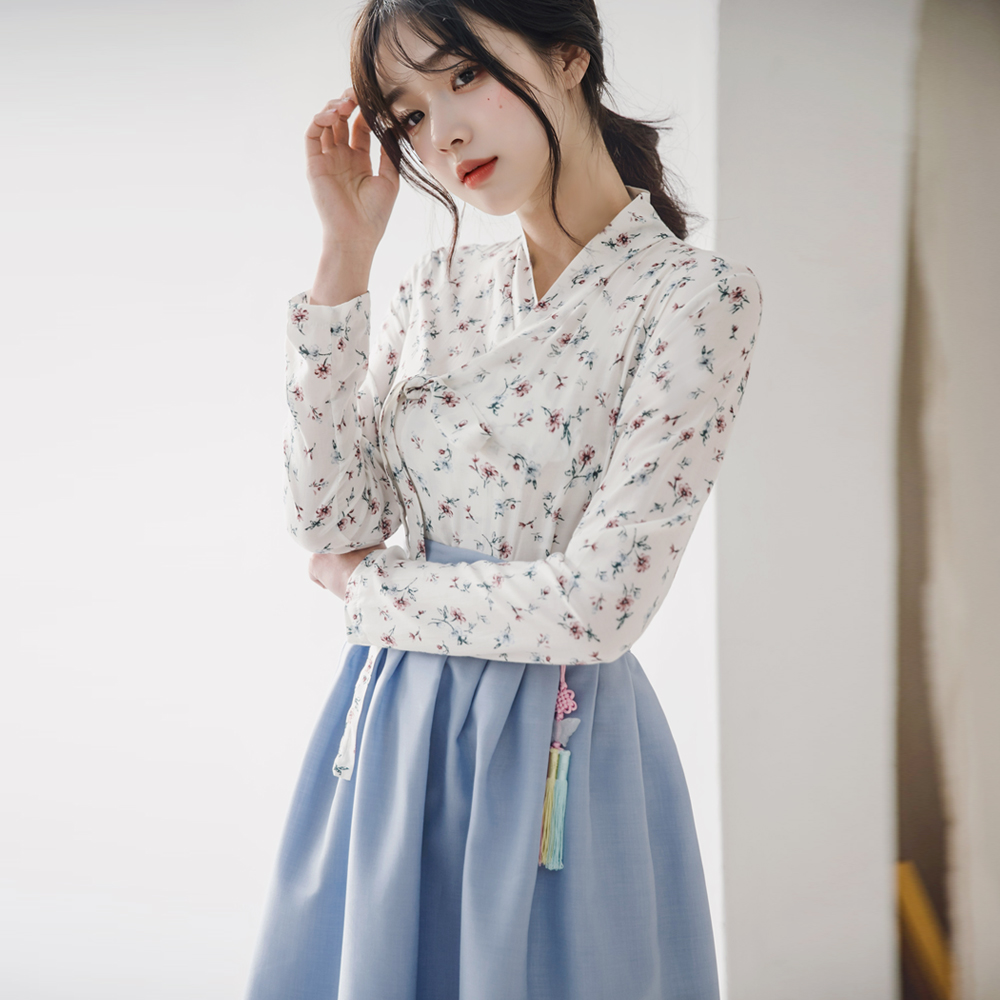 생활한복 세트 수채화+닻별 개량 계량 퓨전 반티-165 이미지 6