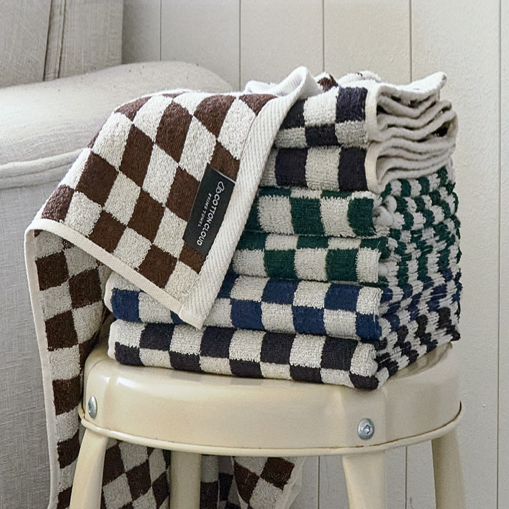 [단독] 코튼클라우드 호텔 수건 150g 믹스 하이브리드사 뱀부 혼방 10장