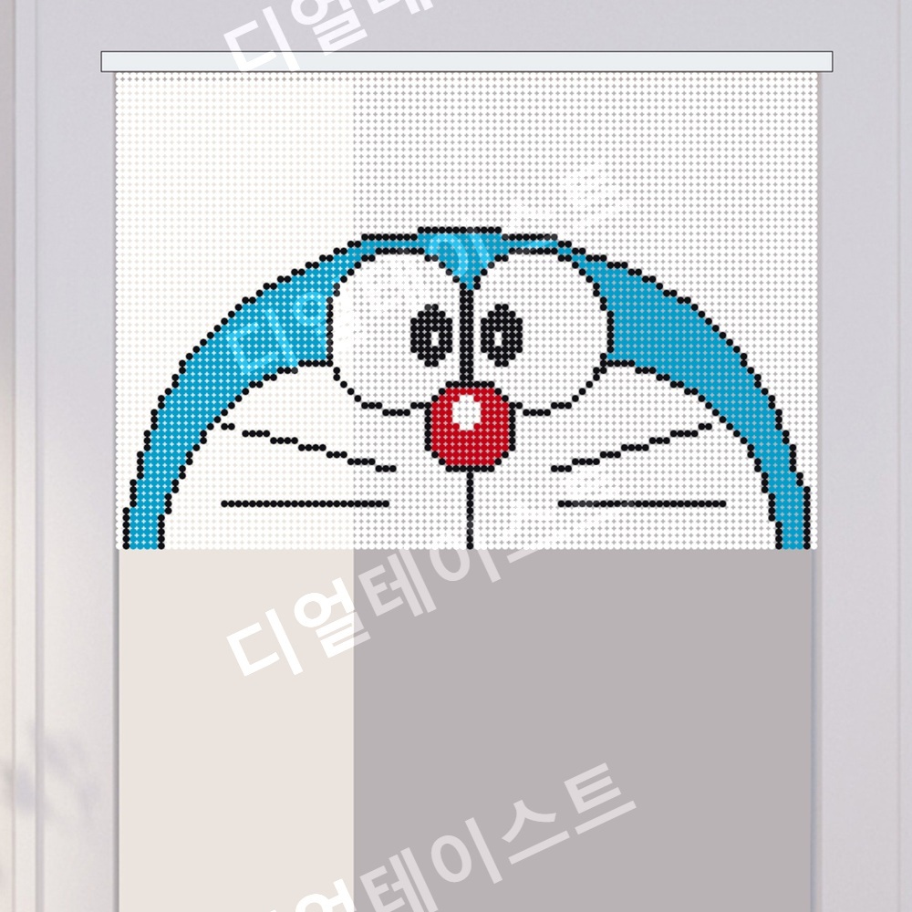 도라에몽 그림 비즈발 만들기 키트 diy 재료 취미 비즈문 커튼 - 상품 이미지