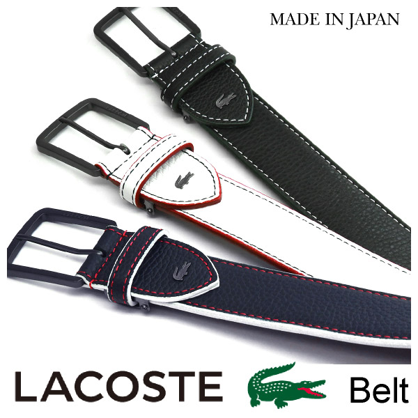 라코스테 LACOSTE 골프 가죽 벨트 LB88880 3컬러 - 상품 이미지