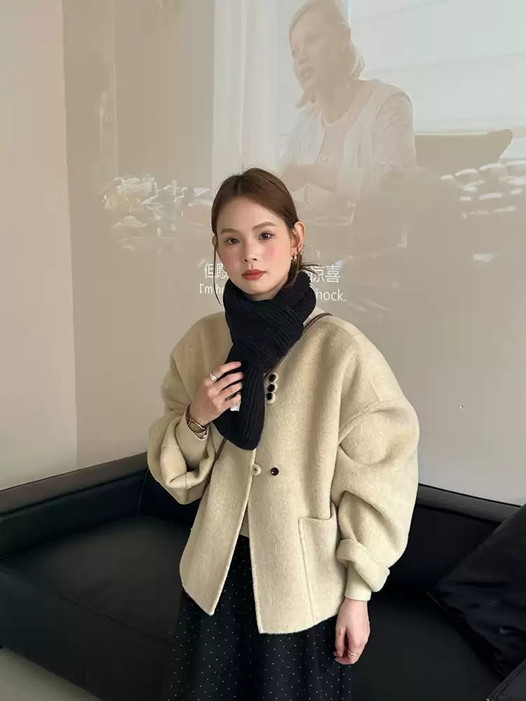 라디오스타 892화 장도연 자켓 화이트 캐시미어 빅사이즈 의상 옷 패션 - 상세 이미지 3