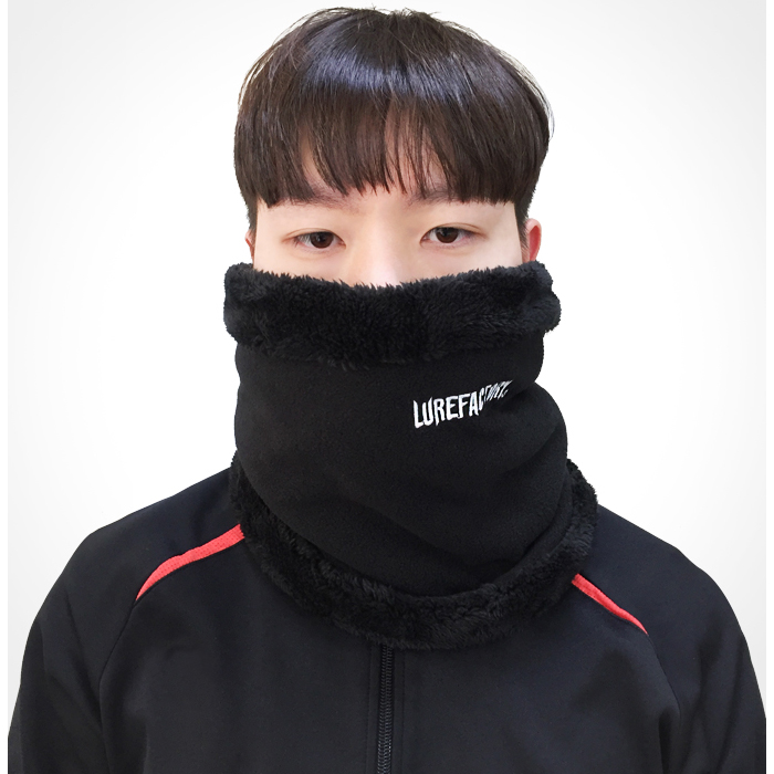루어팩토리 보아털 안감 스토퍼 채용 LFW-02 볼케이노 방한 넥워머 마스크 겨울낚시 - 상세 이미지 4