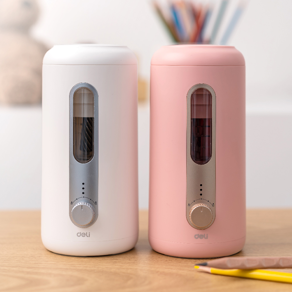 델리 올에이 자동 전동 연필깎이 5단 심조절 자동상승 점보