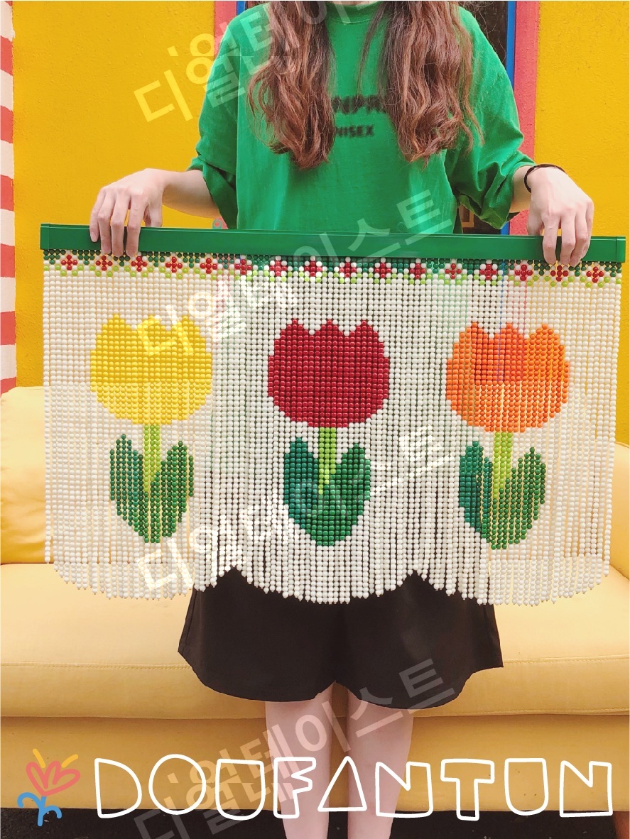 비즈발 만들기 키트 diy 재료 꽃 플라워 - 상세 이미지 2