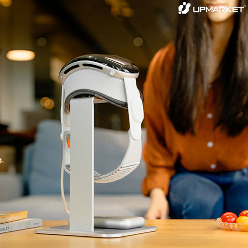 애플 비전 프로 메탈 거치대 사용 모습