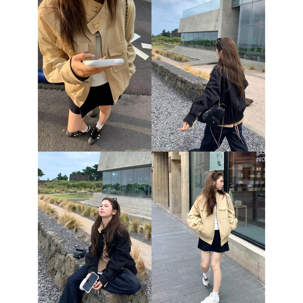 용감무쌍 용수정 124화 엄현경 자켓 베이지 용수정 스트릿 가을 의상 옷 패션 - 상세 이미지 2