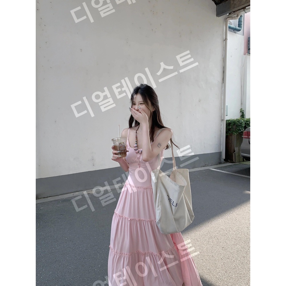 보헤미안 원피스 휴양지 여성 롱 스커트 - 상세 이미지 2