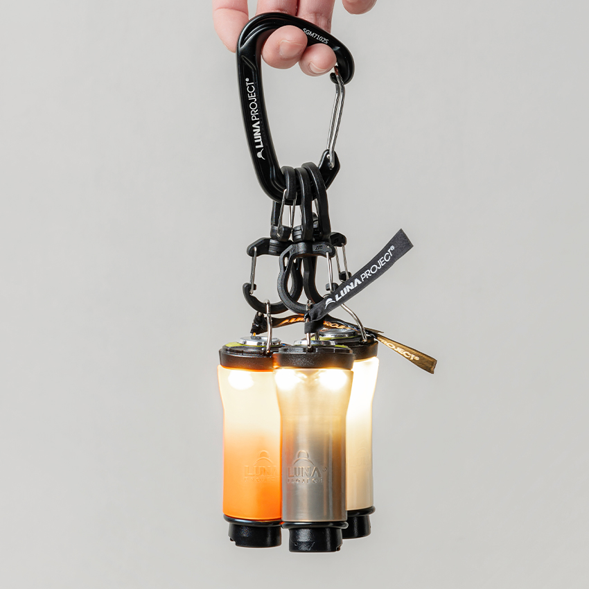 루나프로젝트 골제로 실리콘 쉐이드 카라비너 세트 랜턴 호환 커버