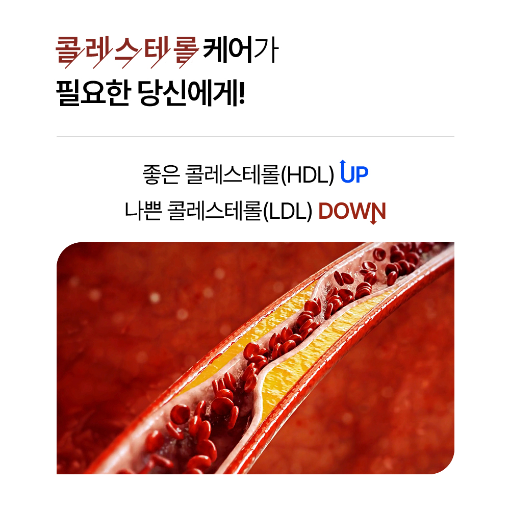 솔티스 콜레스테롤 HDL LDL 홍국 밀크씨슬 아연 30캡슐 이미지 4