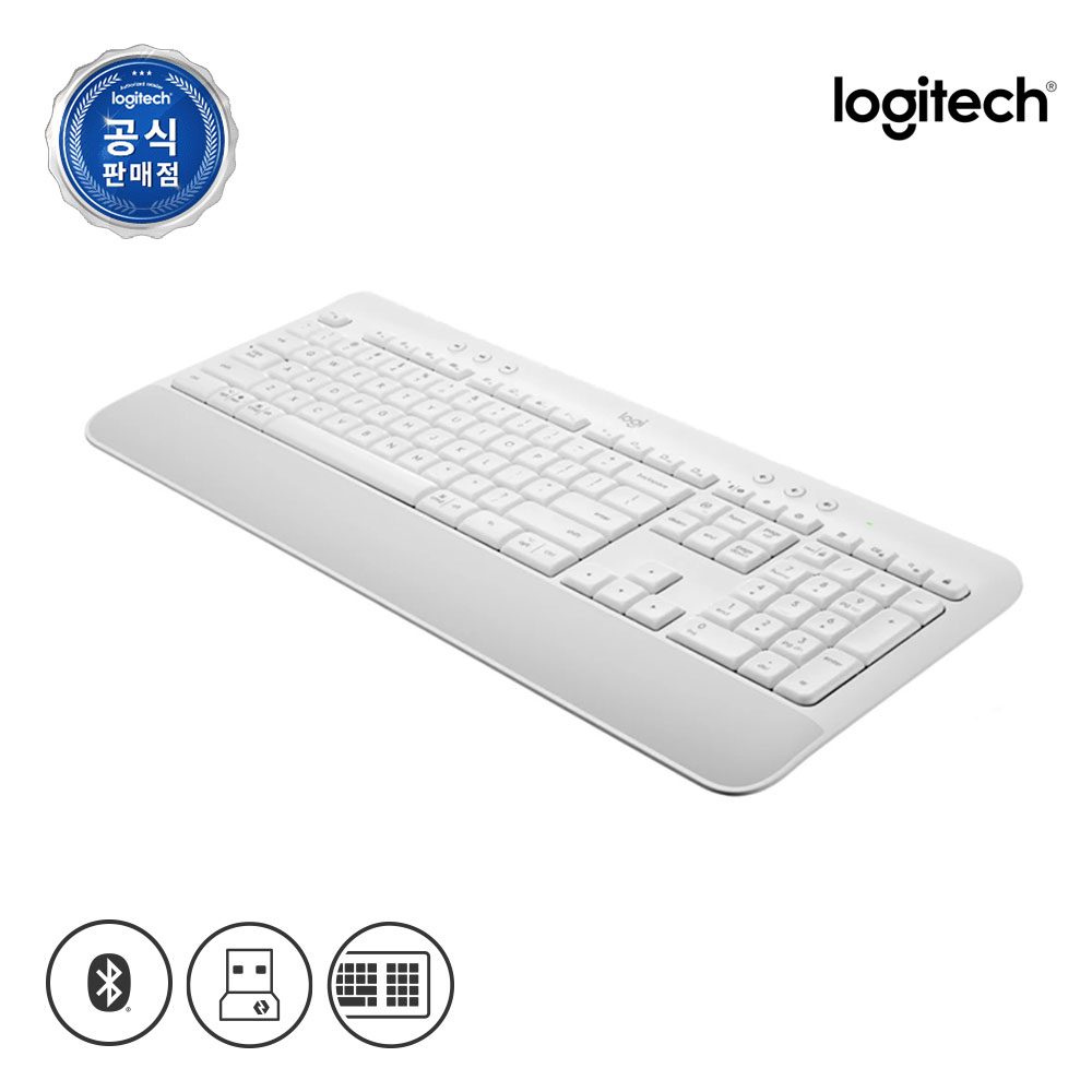 [N배송] [강세일] 로지텍코리아 공식 시그니처 MK650 콤보 무선 키보드 마우스 세트 오프화이트, 멤브레인 - 상세 이미지 2